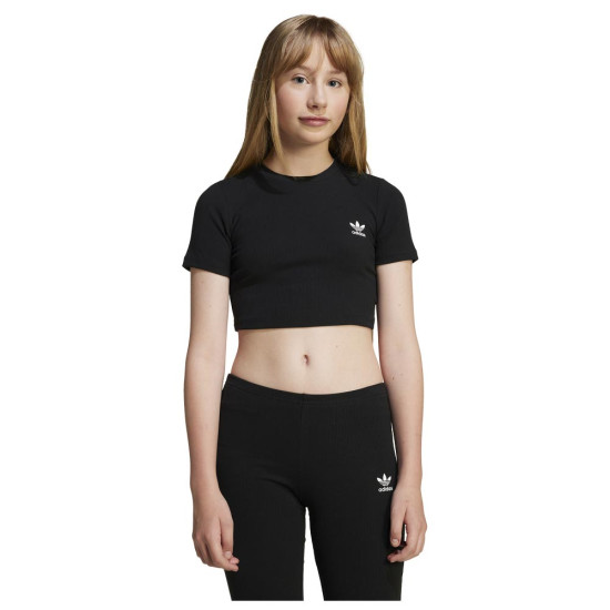 Adidas Παιδική κοντομάνικη μπλούζα Rib Cropred Tee